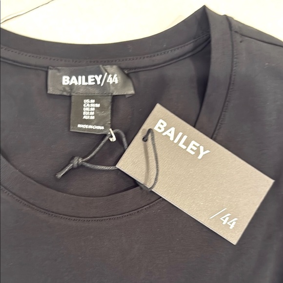 Bailey/44  Black Ruffle Sleeve Top NWT - Picture 7 of 11